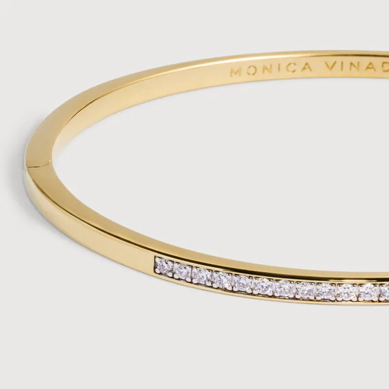 Gold Vermeil Essential Diamond Bangle - Lab Grown Diamond
