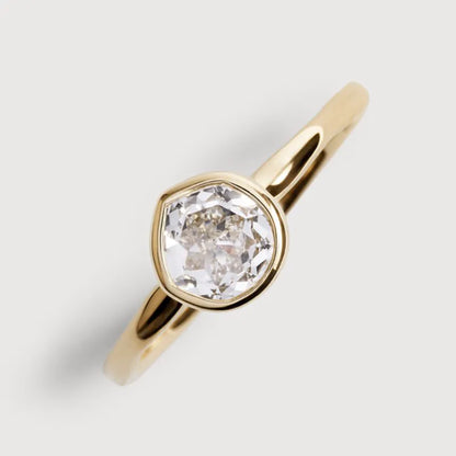 Gold 0.5ct MV Siren™ Solitaire Diamond Ring - Lab Grown Diamond