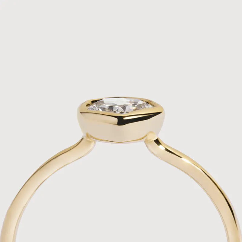 Gold 0.5ct MV Siren™ Solitaire Diamond Ring - Lab Grown Diamond