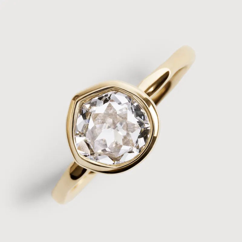Gold 1ct MV Siren™ Solitaire Diamond Ring - Lab Grown Diamond