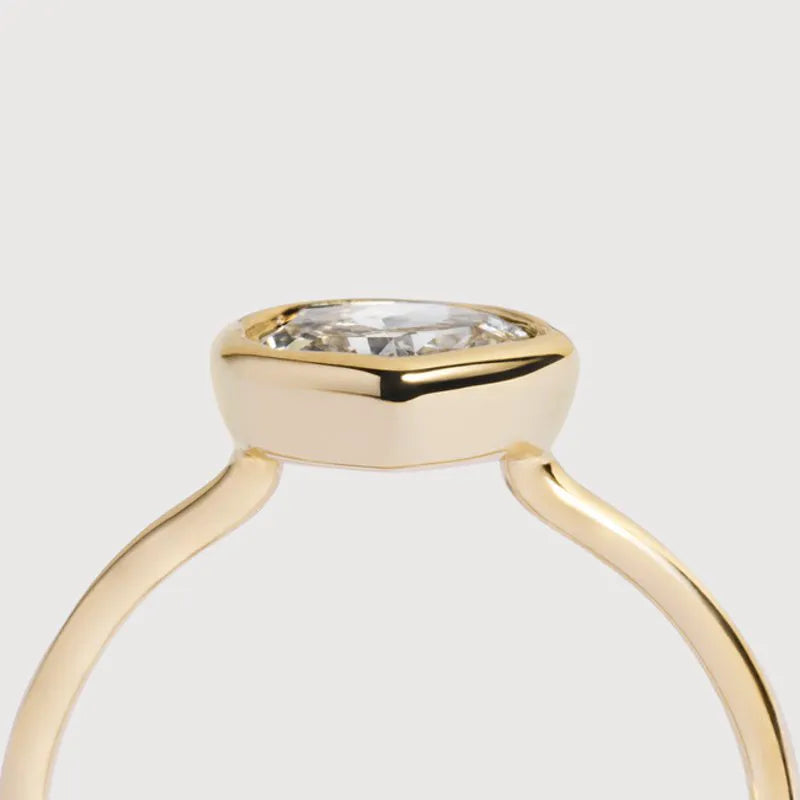 Gold 1ct MV Siren™ Solitaire Diamond Ring - Lab Grown Diamond