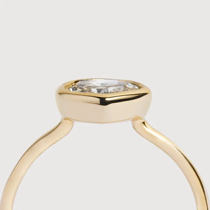 Gold 1ct MV Siren™ Solitaire Diamond Ring - Lab Grown Diamond