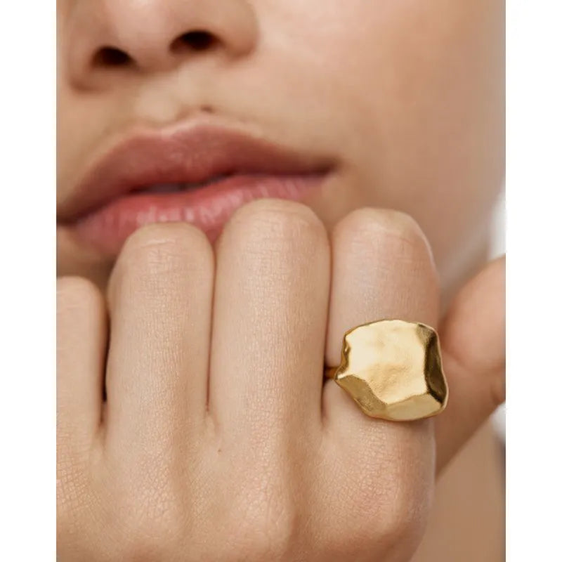 Gold Vermeil Fragments Bold Ring