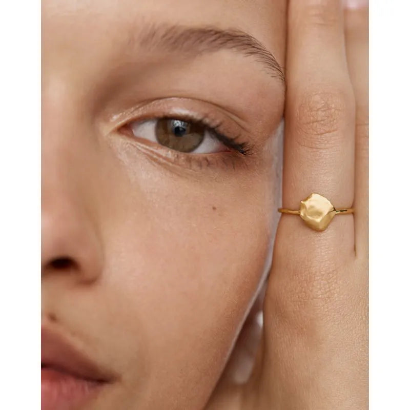 Gold Vermeil Fragments Stacking Ring
