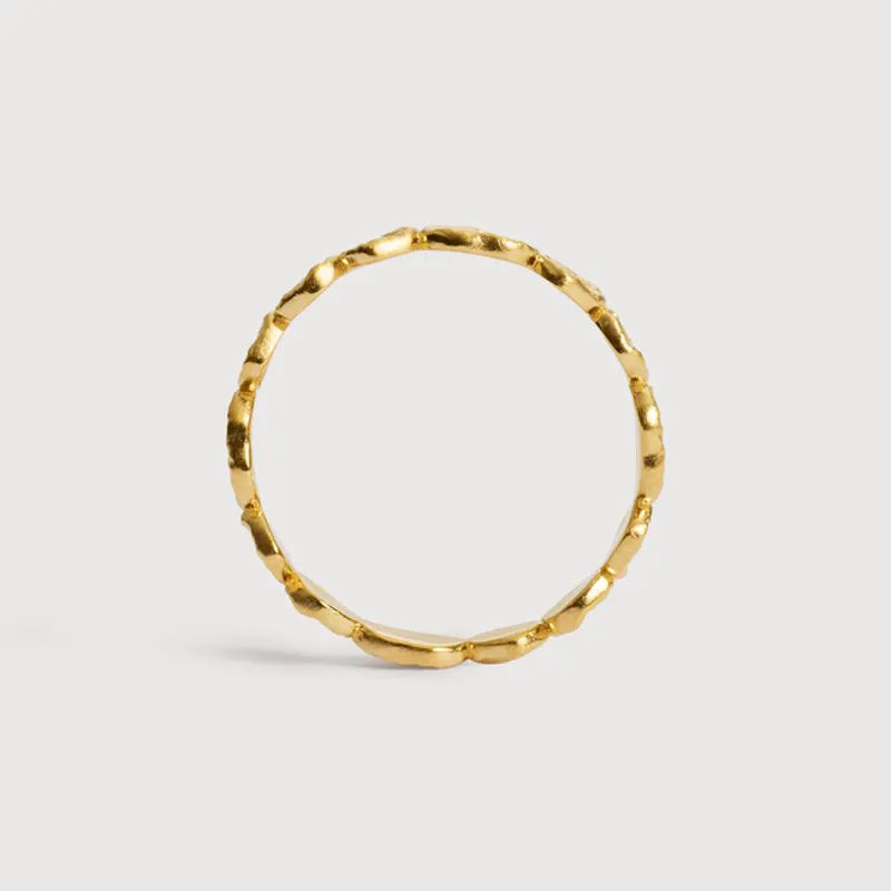 Gold Vermeil Capri Mini Stacking Ring