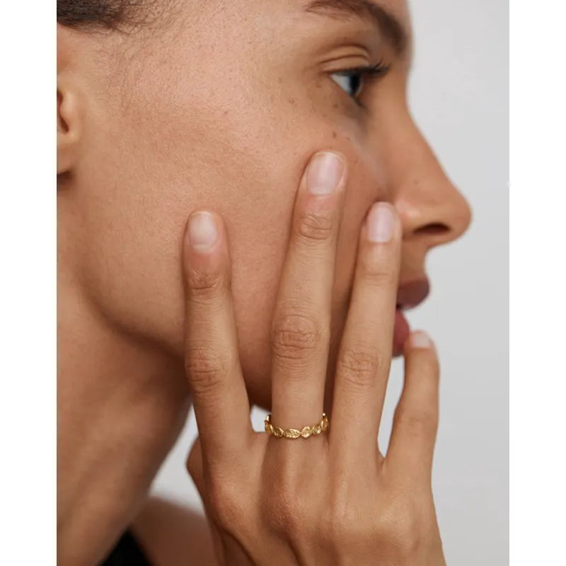 Gold Vermeil Capri Mini Stacking Ring