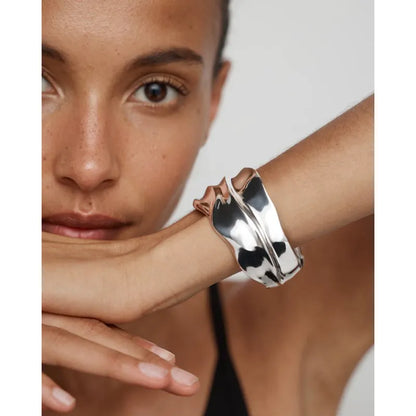 Sterling Silver Nomade Bold Cuff