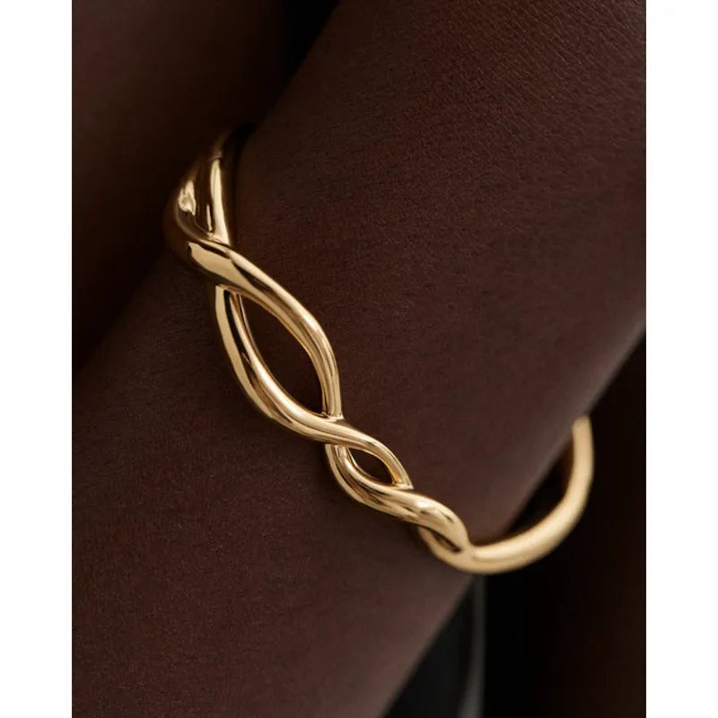 Gold Vermeil Ochre Bangle