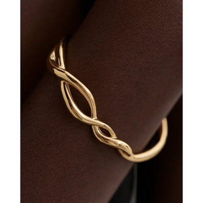 Gold Vermeil Ochre Bangle