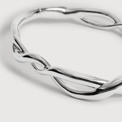 Sterling Silver Ochre Bangle