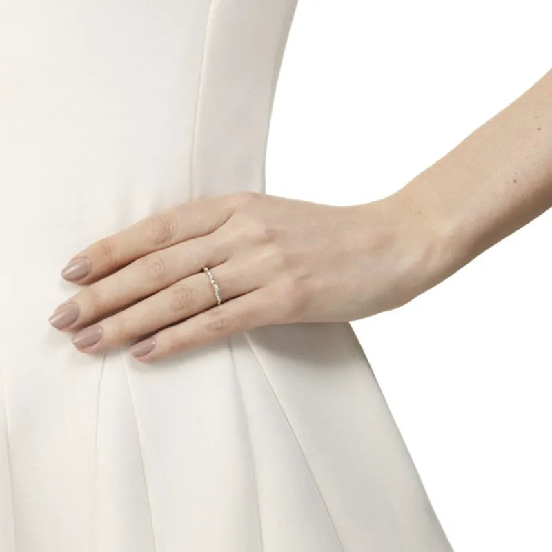 Sterling Silver MV Siren™ Band - White Topaz
